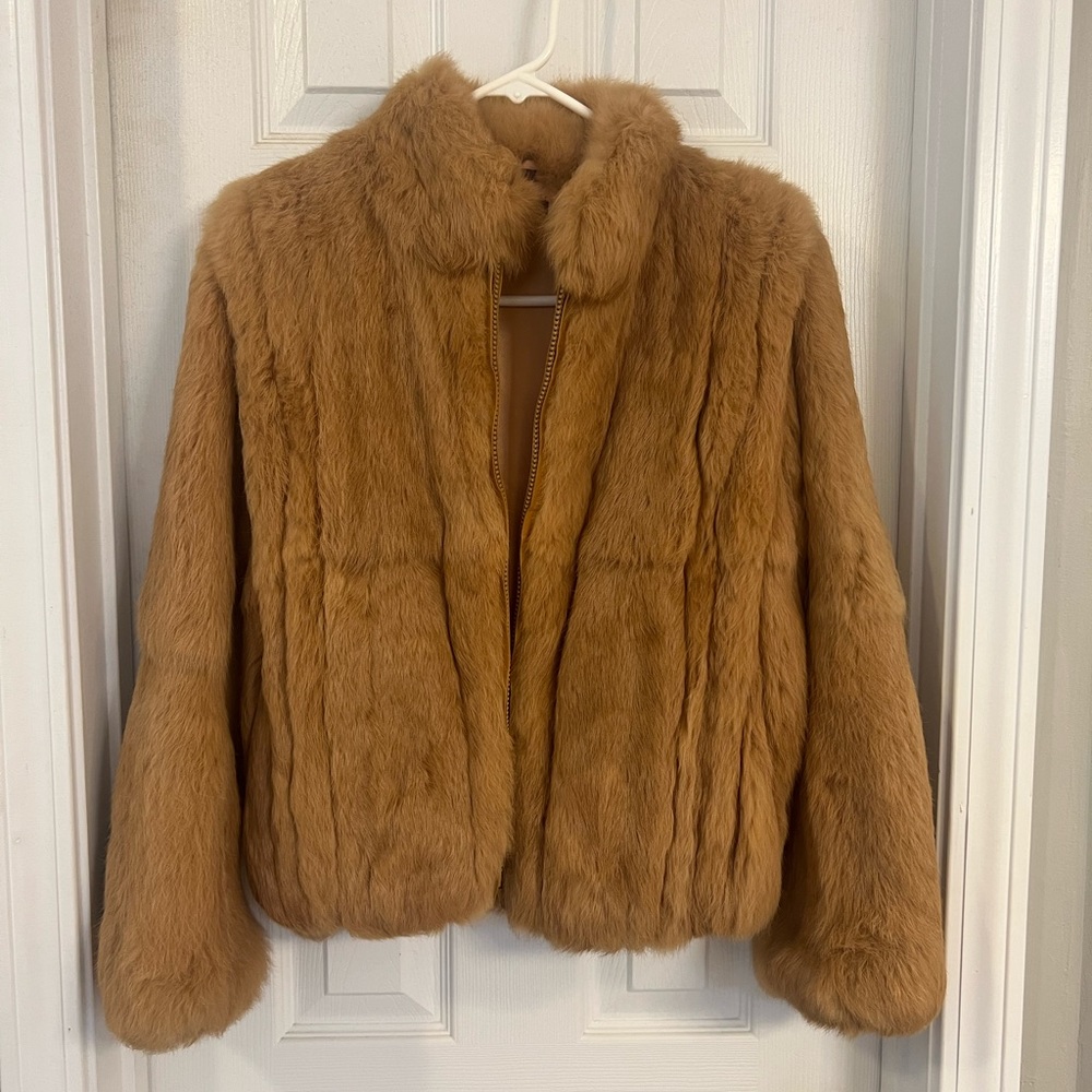 Vintage Rabbit Fur Coat - Picture 2 of 7